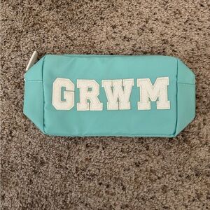 GRWM Turquoise Cosmetic Pouch